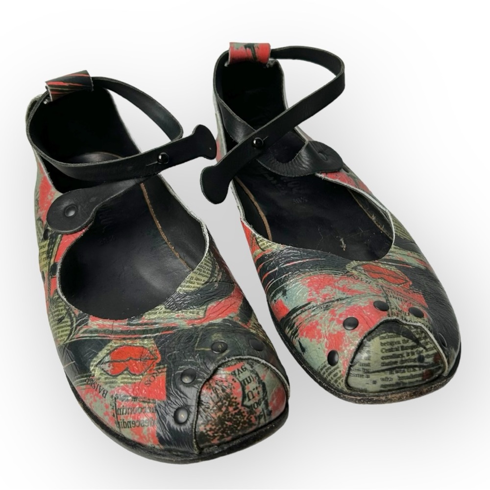 Colorful Mary Jane Flats - Picture 3 of 12
